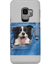 Load image into Gallery viewer, Border Collie In Denim Pocket Gift For Dog Lovers Phone case
