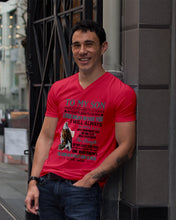 Load image into Gallery viewer, Look Right Beside You Eagle Mom Gift For Son Guys V-Neck
