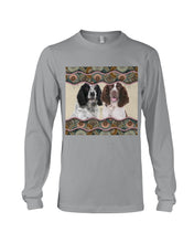Load image into Gallery viewer, Lovley Phone Case Two Dogs Gift For English Springer Spaniel Lovers Unisex Long Sleeve

