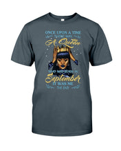 Load image into Gallery viewer, A Queen Was Born In October Birthday Meaningful Gift For Women Guys Tee
