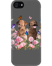 Load image into Gallery viewer, Gift For Dog LoversChesapeake Bay Retriever With Peonies Phone case

