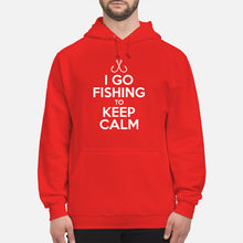 Load image into Gallery viewer, I Go Fishing To Keep Calm Gift For Fishing Lovers Hoodie
