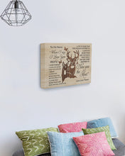 Load image into Gallery viewer, I Love You More Custom Name Deer Gift For Boyfriend Matte Canvas
