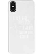 Load image into Gallery viewer, Let You Relax I Am With You Gray Background Phone case
