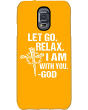 Load image into Gallery viewer, Let You Relax I Am With You Gray Background Phone case
