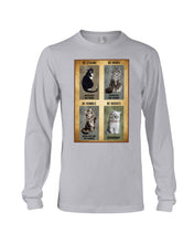 Load image into Gallery viewer, Cat Be Strong When You Are Weak Gift For Cat Lovers Unisex Long Sleeve

