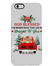Load image into Gallery viewer, Golden Retriever X-mas Road Gift For Dog Lovers Phone case
