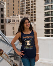 Load image into Gallery viewer, Daughter The Soul Of Witch The Fire Of Lioness Ladies Flowy Tank
