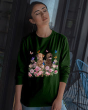Load image into Gallery viewer, Gift For Dog LoversChesapeake Bay Retriever With Peonies Unisex Long Sleeve

