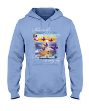 Load image into Gallery viewer, Butterfly Sunset On Beach Those We Love Don't Go Away Gift For Lover Hoodie
