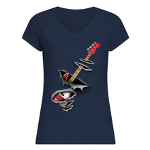 Load image into Gallery viewer, Funny Bass Inside Gift For Music Lovers Ladies V-Neck
