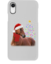 Load image into Gallery viewer, Cute Horse With Santa Hat Lovely Christmas Tree Gift For Horse Lovers Phone case
