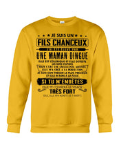 Load image into Gallery viewer, Je Suis Un Fils Chanceux Birthday Gift For Men Sweatshirt
