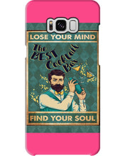 Load image into Gallery viewer, Lose Your Mind Find Your Soul Gift For Bartender Phone case

