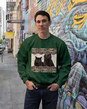 Load image into Gallery viewer, Lovely Phone Case Cute Black Cat Boho Pattern Gift For Cat Lovers Sweatshirt
