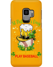 Load image into Gallery viewer, Baseball Drink Beer Day St Patrick's Day Gift For Baseball Lovers Phone case

