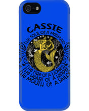 Load image into Gallery viewer, Gift For Cassie Girl The Soul Of A Mermaid Phone case
