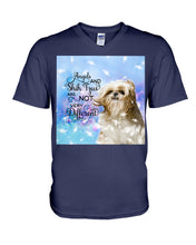 Load image into Gallery viewer, Angels And Shih Tzu Are Not Different Gift For Dog Lovers Guys V-Neck
