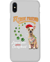 Load image into Gallery viewer, A True Friend Loves Paws On My Heart Gift For Dog Lovers Phone case
