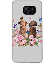 Load image into Gallery viewer, Gift For Dog LoversChesapeake Bay Retriever With Peonies Phone case
