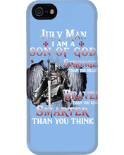 Load image into Gallery viewer, July Man Son Of God Birthday Meaningful Gift For Men Phone case
