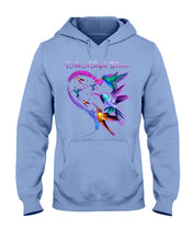 Load image into Gallery viewer, Hummingbirds Heart Shaped I Am A Simple Woman Gift For Mom Hoodie
