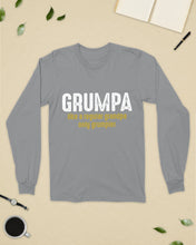 Load image into Gallery viewer, Grumpa Like A Regular Grandpa Only Grumpier Unisex Long Sleeve
