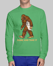 Load image into Gallery viewer, Bigfoot Come And Take It Simple Custom Design Unisex Long Sleeve
