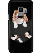 Load image into Gallery viewer, Cavalier King Charles Spaniel In Pocket - Dogs Lovers Gift Phone case
