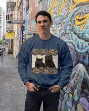 Load image into Gallery viewer, Lovely Phone Case Cute Black Cat Boho Pattern Gift For Cat Lovers Sweatshirt
