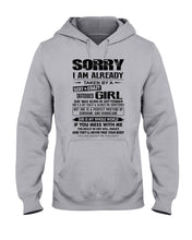 Load image into Gallery viewer, I'm Already Taken By    September Sexy And Crazy Girl For Birthday Gift Hoodie
