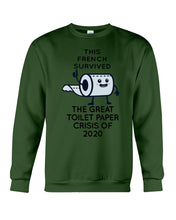 Load image into Gallery viewer, French Survived The Great Toilet Paper Crisis Of 2020 For Personalized Nation Gift Sweatshirt
