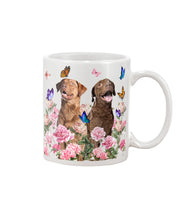 Load image into Gallery viewer, Gift For Dog LoversChesapeake Bay Retriever With Peonies Mug
