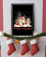 Load image into Gallery viewer, Cats We Wish You A Merry Christmas Gift For Cat Lovers Vertical Poster

