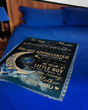Load image into Gallery viewer, Giving For  Mummy Always Be Your Little Boy  Custom Design Fleece Blanket

