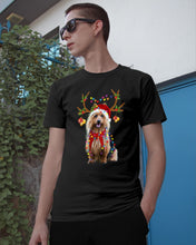 Load image into Gallery viewer, Australian Terrier Gorgeous Reindeer Christmas Gift For Dog Lovers Guys Tee

