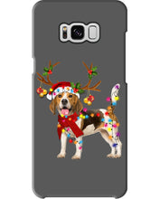 Load image into Gallery viewer, Beagle Gorgeous Reindeer Xmas Lights Gift For Dog Lovers Phone case
