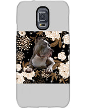 Load image into Gallery viewer, Gift For Dog Lovers Pitbull Bright Peonies Phone case
