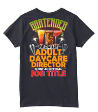 Load image into Gallery viewer, Bartender Because Adult Daycare Director Gift Ladies V-Neck
