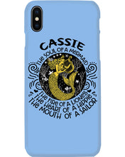 Load image into Gallery viewer, Gift For Cassie Girl The Soul Of A Mermaid Phone case
