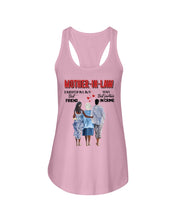 Load image into Gallery viewer, Daughter In Law's Best Friend Son's Best Partner In Crime Gift For Mom In Law Ladies Flowy Tank

