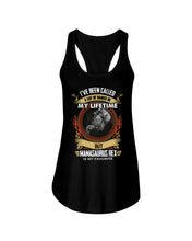 Load image into Gallery viewer, Mamasaurus Rex  Is My Favorite Special Custom Design Ladies Flowy Tank
