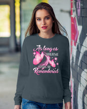 Load image into Gallery viewer, As Long As I Breathe You'll Be Remembred Custom Gift For Family Sweatshirt
