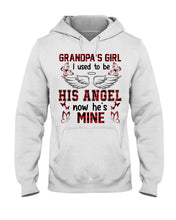 Load image into Gallery viewer, Grandpa's Girl I Used To Be His Angel Gift For Men Hoodie
