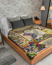 Load image into Gallery viewer, I Am An Imperfect Person By A Loved Perfect God Gift For March Girl Sherpa Blanket
