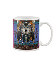 Load image into Gallery viewer, Lovely Phone Case With Native American Style Wolf Gift For Wolf Lovers Mug
