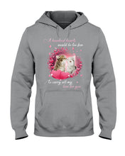 Load image into Gallery viewer, A Hundred Hearts Would Too Few To Carry All My Love For You Cats Gift For Cat Lovers Hoodie
