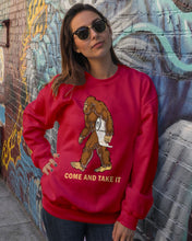 Load image into Gallery viewer, Bigfoot Come And Take It Simple Custom Design Sweatshirt
