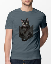 Load image into Gallery viewer, Cat In Your Front Pocket Perfect Gift For Friends Who Loves Cat Guys Tee
