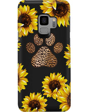 Load image into Gallery viewer, Dog Paw Sunflower  Special Custom Design For Dog Lovers Phone case
